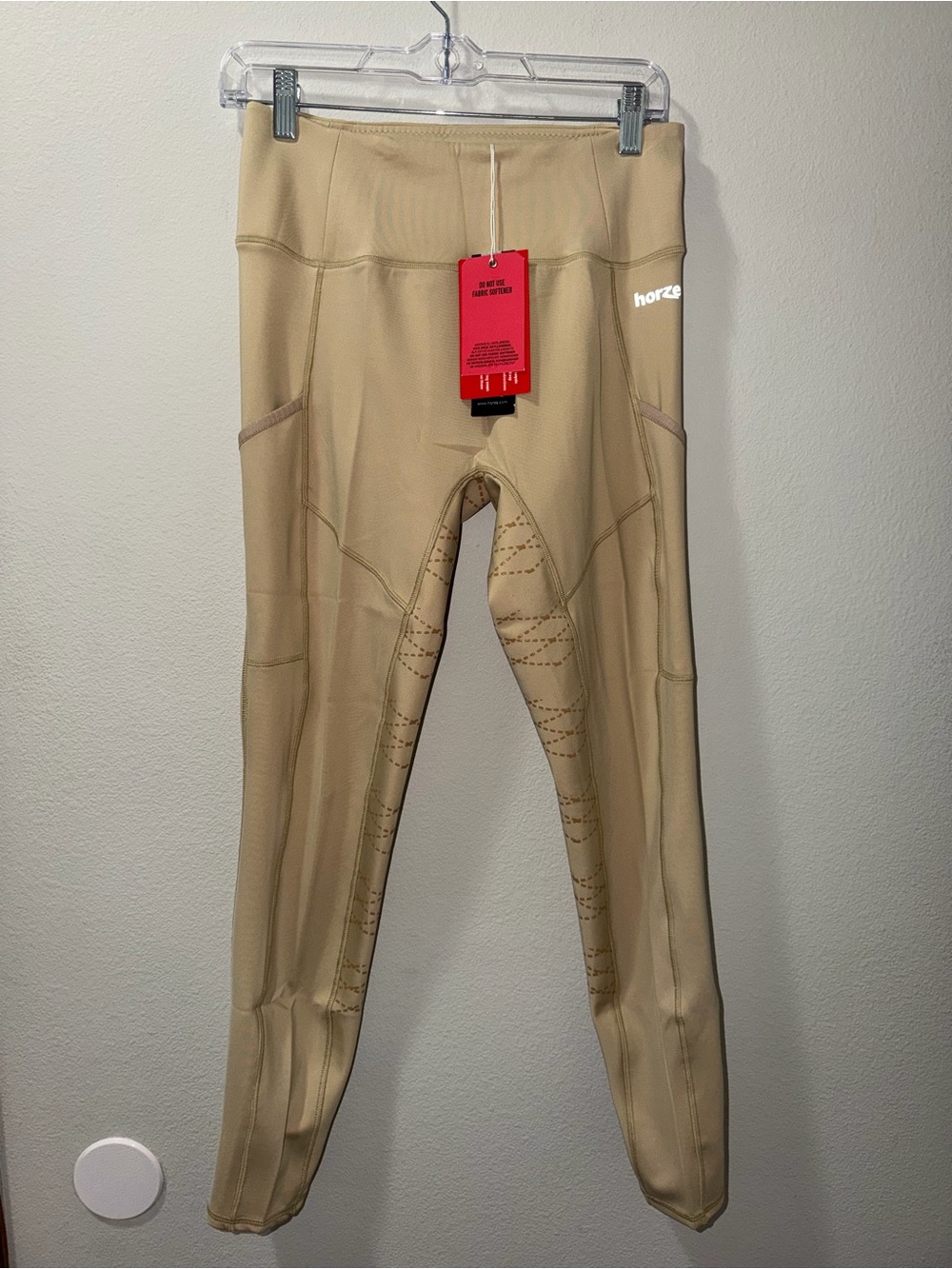 Horze Women's KIRA SILICONE GRIP HORSE RIDING TIGHTS Equestrian Riding Pants 30
